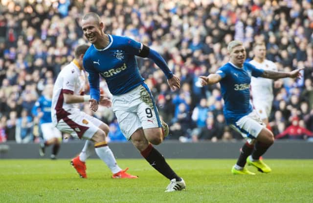 Kenny Miller was the main man again for Rangers. Pic: