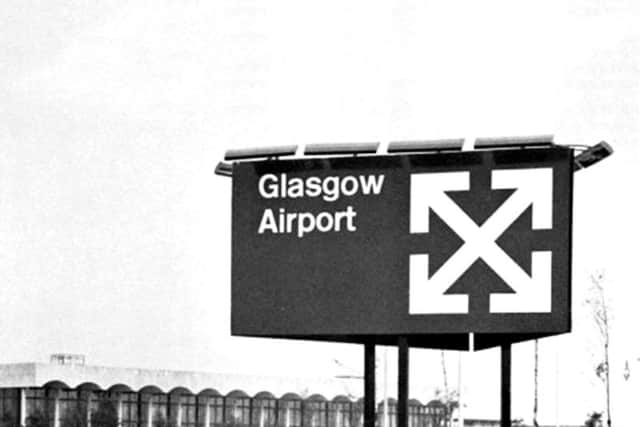 Original Glasgow Airport logo