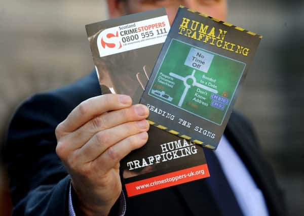 Police launched a public awareness campaign against human trafficking in 2015. Picture: Lisa Ferguson/TSPL