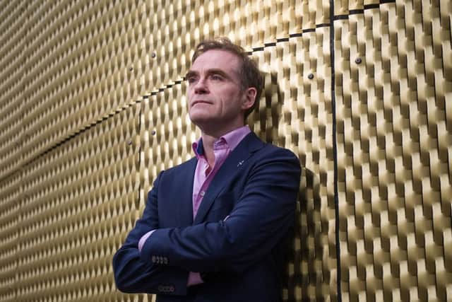 Chris Roche at Glasgow's Queen Elizabeth University Hospital, the site of Aridhia's new headquarters. Picture: John Devlin