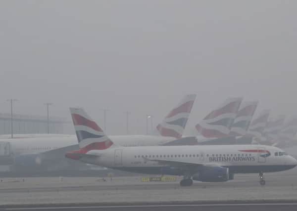 British Airways planes on the tarmac at Heathrow Airport, London. Picture: Steve Parsons/PA Wire