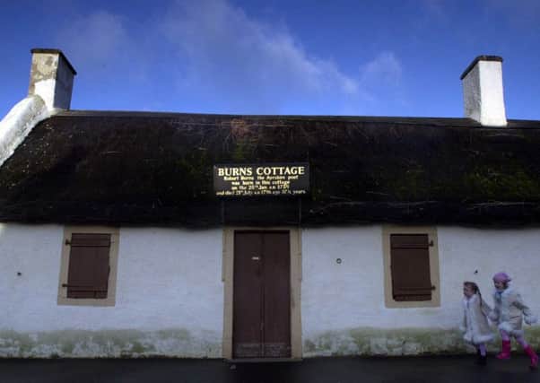 Robert Burns Cottage, Alloway, Ayrshire. Picture: Christopher Furlong