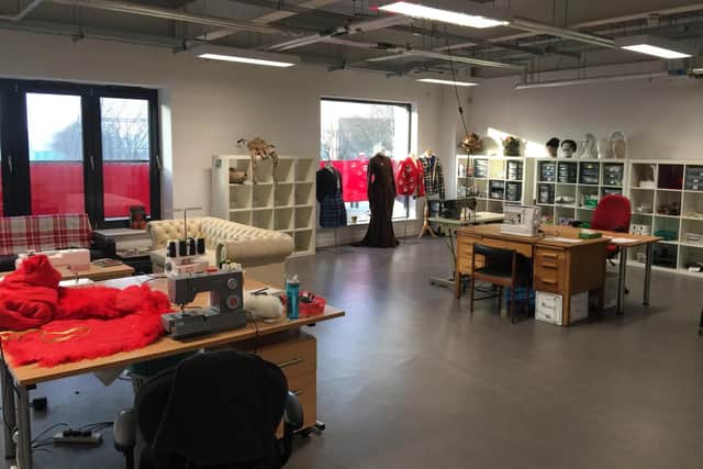 The National Theatre of Scotland's new costume-making workshop.