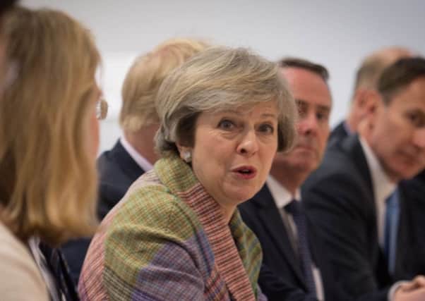 Prime Minister Theresa May holds a regional Cabinet meeting. Picture: Stefan Rousseau/PA Wire