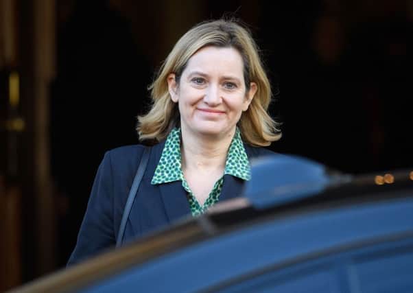 Home Secretary Amber Rudd facing attack from SNP. Picture: AFP/Getty Images
