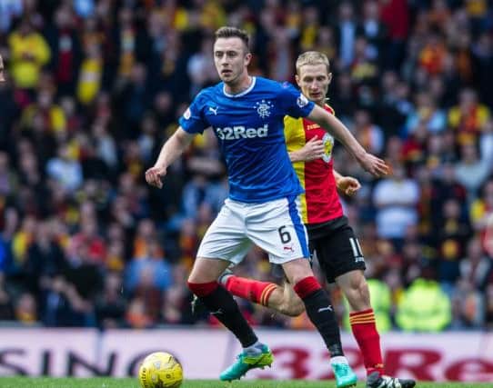 Danny Wilson has been plagued by a calf problem. Picture: John Devlin