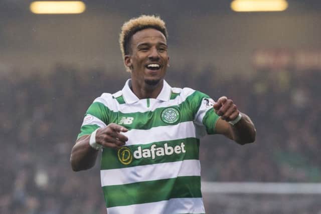 Scott Sinclair scored his 13th goal for Celtic with his stunning strike against Albion Rovers. Picture: SNS.