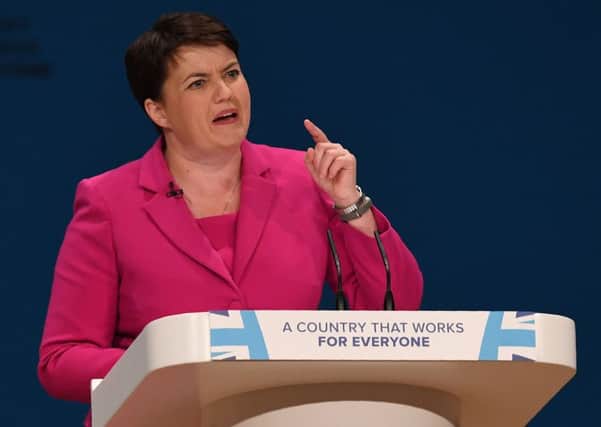 Scottish Conservative leader Ruth Davidson. Picture: PAUL ELLIS/AFP/Getty Images