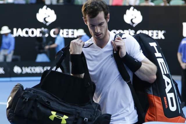 World No 1 Andy Murray had to pack his bags early after his shock defeat to Mischa Zverev in the fourth round of the Australian Open.