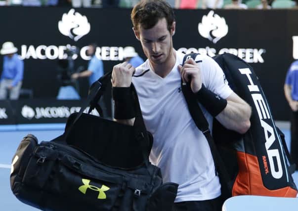 World No 1 Andy Murray had to pack his bags early after his shock defeat to Mischa Zverev in the fourth round of the Australian Open.