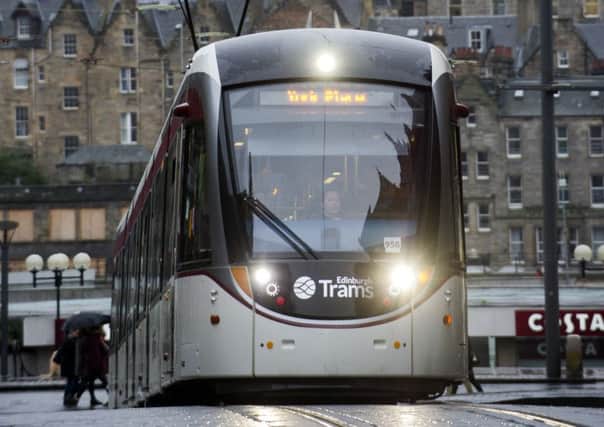 Edinburgh's tram system needs to be directed through areas with population density if it is to be a commercial success. Picture: Lesley Martin