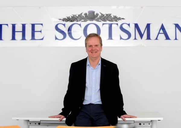Scotsman editor Ian Stewart as the paper celebrates its bicentenary.