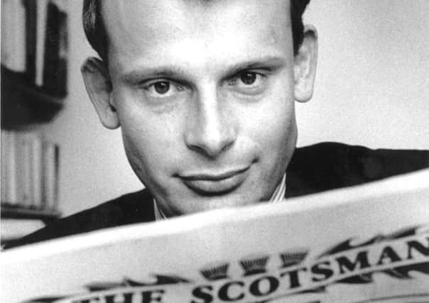 Andrew Marr, business and political reporter with The Scotsman in the 1980s.