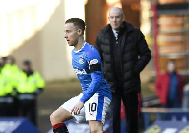Rangers' Barrie McKay won't be sold cheaply, says his manager Mark Warburton. Picture: SNS