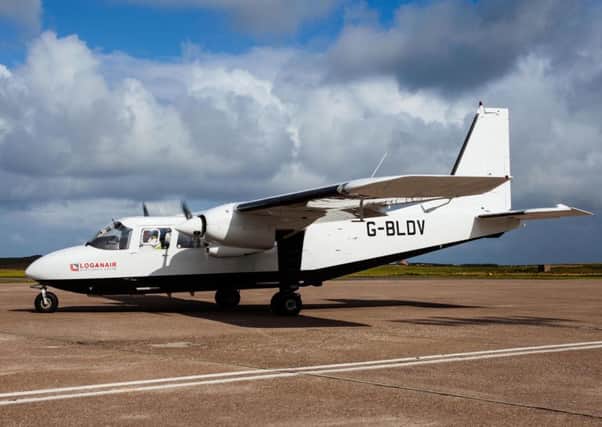 Loganair has been awarded the contract to operate the Orkney Inter Isle air service for four years. Picture: PA