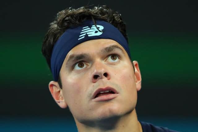 Milos Raonic of Canada.  Picture: Scott Barbour/Getty Images