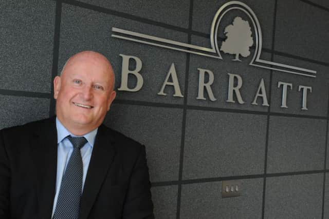Barratt's Douglas McLeod said demand for homes 'is still high across Scotland'. Picture Contributed