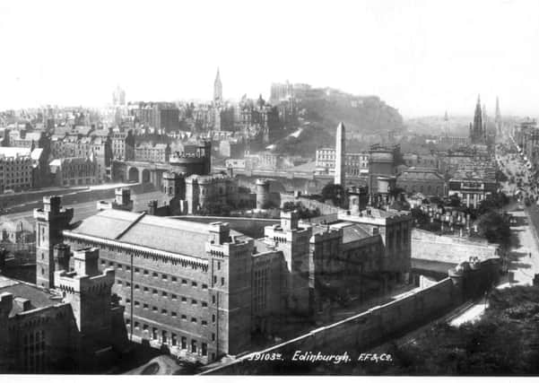 19th century view of Edinburgh showing Calton Jail in the foreground. Picture: Contributed