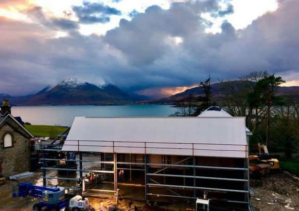 The multimillion-pound Raasay Distillery is set to produce 150,000 bottles a year.