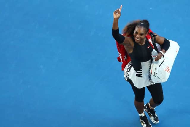 Serena Williams defeated Mirjana Lucic-Baroni of Croatia in the semi-final. Picture: Cameron Spencer/Getty Images