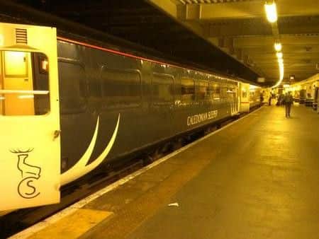 A Caledonian Sleeper carriage