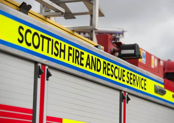 Emergency services are dealing with two major fires across Scotland this evening.