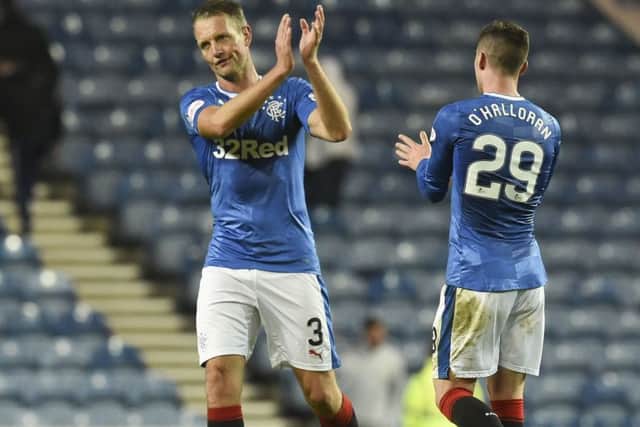 Rangers' Clint Hill is out of contract at the end of the season. Picture: Craig Foy/SNS