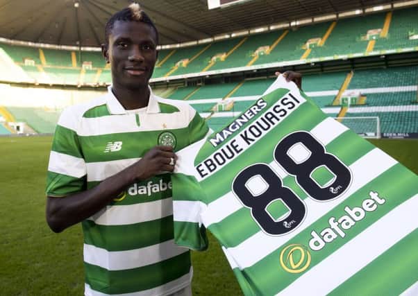 Ivorian midfielder Eboue Kouassi will soon be joined in Scotland by his mother, Florence, who acts as his confidante and cook.  Picture: Alan Harvey/SNS