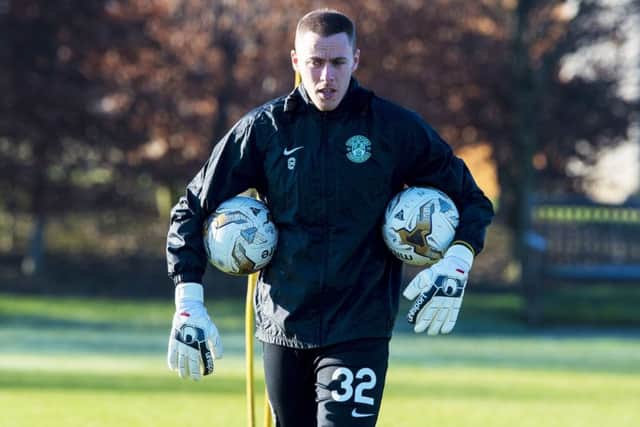 Scott Gallacher will spend the rest of the season at Hibs.