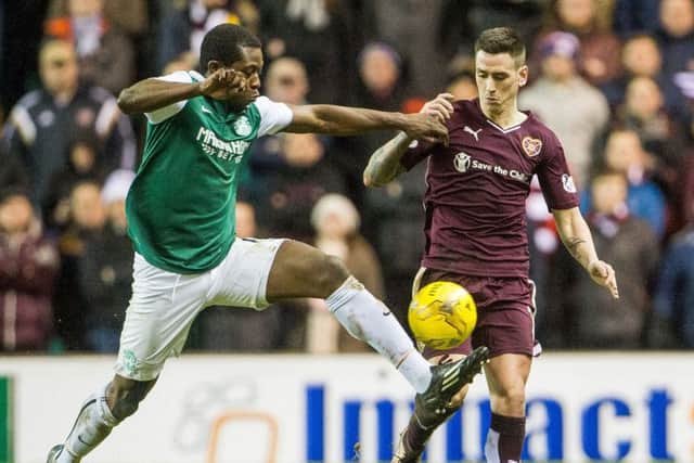 Hibs eliminated Hearts from last season's Scottish Cup before going on to win the trophy. Picture: Ian Georgeson