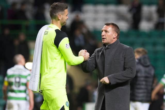 Craig Gordon, left, has been subject of interest from Chelsea. Picture: SNS