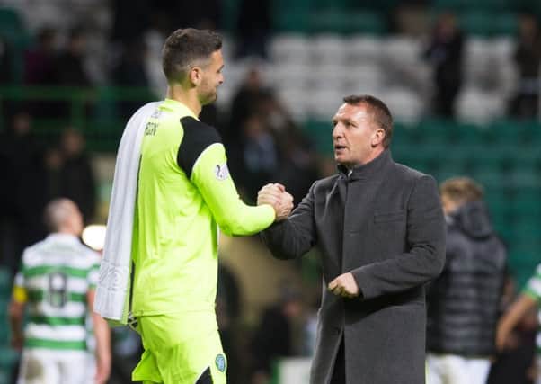 Craig Gordon, left, has been subject of interest from Chelsea. Picture: SNS