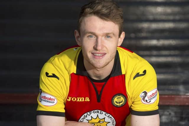 Partick Thistle's new signing Niall Keown is the son of former Arsenal defender, Martin. Picture: Craig Foy/SNS