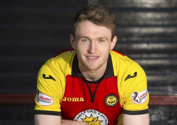Partick Thistle's new signing Niall Keown is the son of former Arsenal defender, Martin. Picture: Craig Foy/SNS