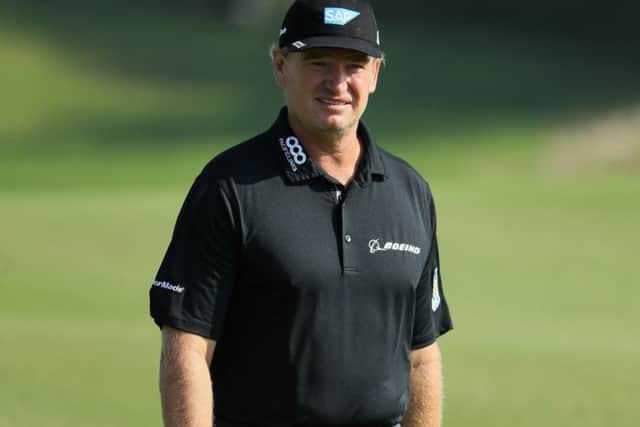 Ernie Els is relishing the weekend and putting in a challenge. Picture: Andrew Redington/Getty Images