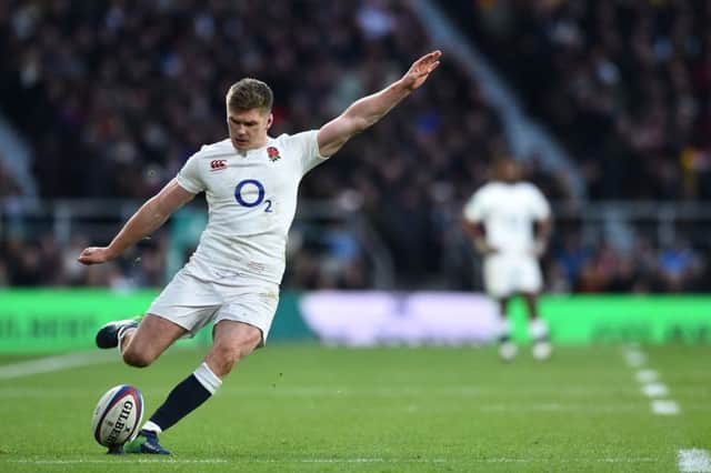 England can always rely on Owen Farrells boot for points. Picture: Glyn Kirk/AFP/Getty