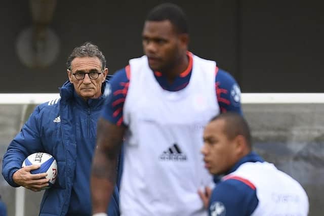 Guy NovÃ¨s says France are not far from our goal as they prepare to head to Twickenham. Picture: Franck Fife/Getty