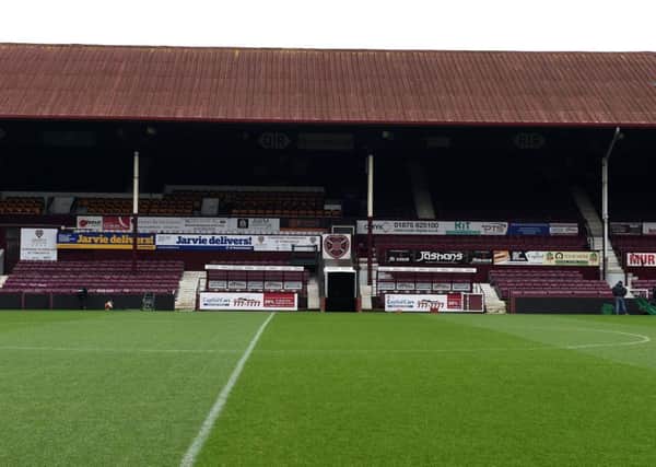 The 

Main Stand at Tynecastle is being replaced.Picture: Lisa Ferguson