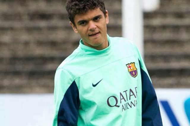Hearts have signed the former Barcelona winger Moha El Ouriachi Choulay on loan.