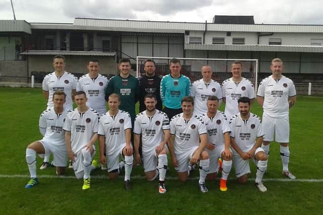 Shettleston FC, who held onto win despite losing their keeper to a red card. Picture: Shettleston Facebook