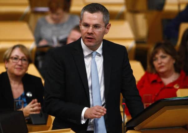 Finance Secretary Derek Mackay outlines the Draft Scottish Budget. Picture: Andrew Cowan/Scottish Parliament