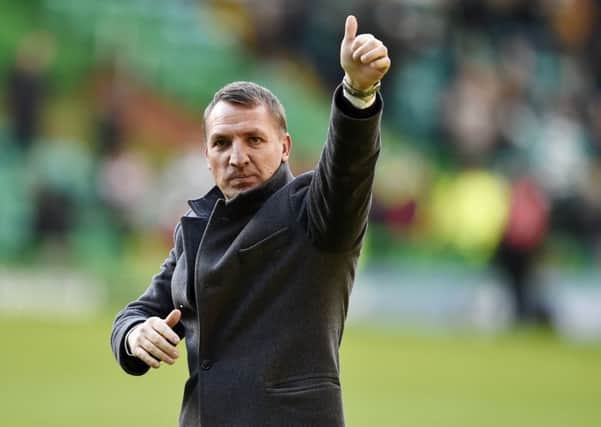 Brendan Rodgers saw his Celtic side defeat Hearts at Tynecastle. Picture: SNS