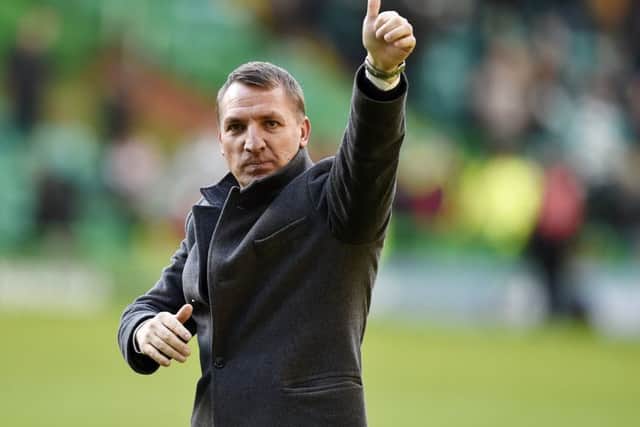 Brendan Rodgers saw his Celtic side defeat Hearts at Tynecastle. Picture: SNS