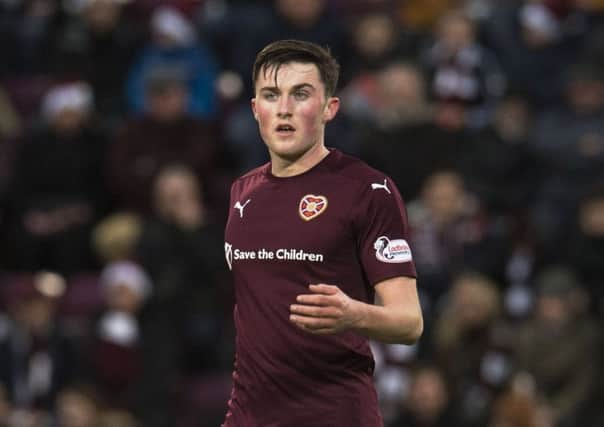 Hearts' John Souttar has suffered a suspected ruptured Achilles tendon. Picture: SNS.