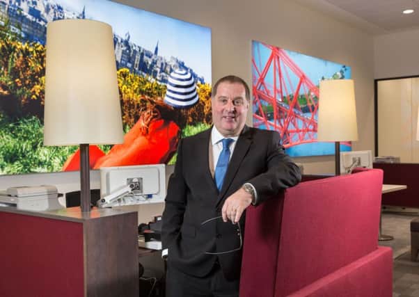 Clydesdale's Richard Smith said the branch, on Edinburgh's George Street, will 'help customers bank the way they want to'. Picture: Robert Perry