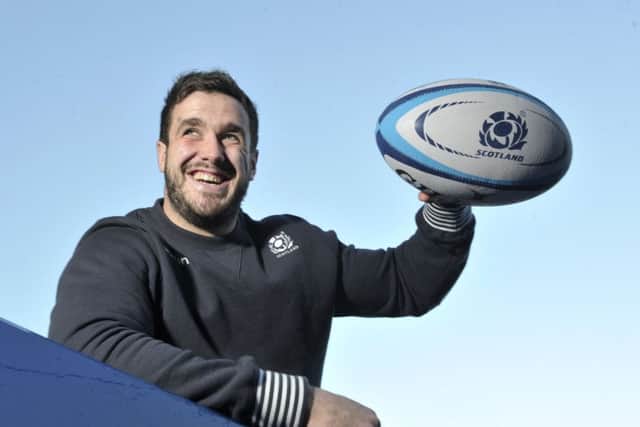 Alex Dunbar will remain at Scotstoun until 2019. Picture: Ian Rutherford