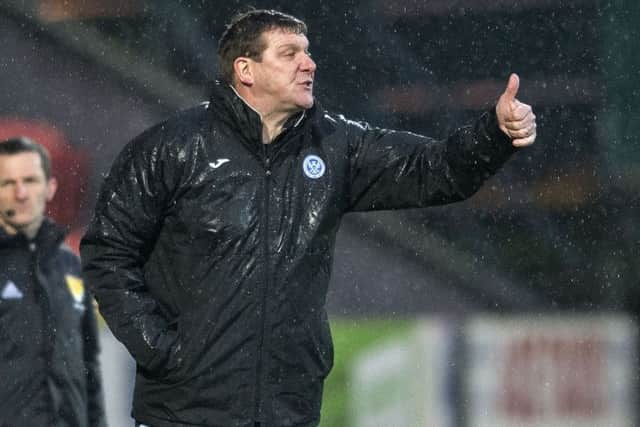 St Johnstone boss Tommy Wright watched his side defeat Hamilton this past weekend. Picture: SNS