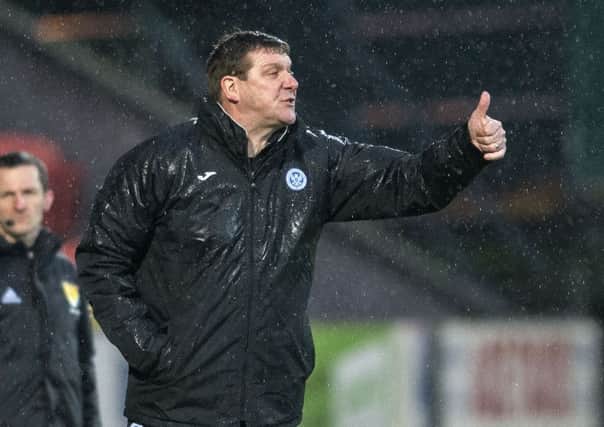 St Johnstone boss Tommy Wright watched his side defeat Hamilton this past weekend. Picture: SNS