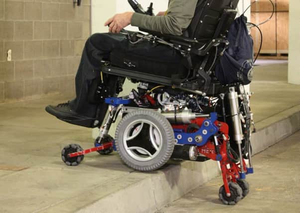 MEBot, a robotic-powered, six wheel wheelchair, was named best new concept. Picture: Contributed