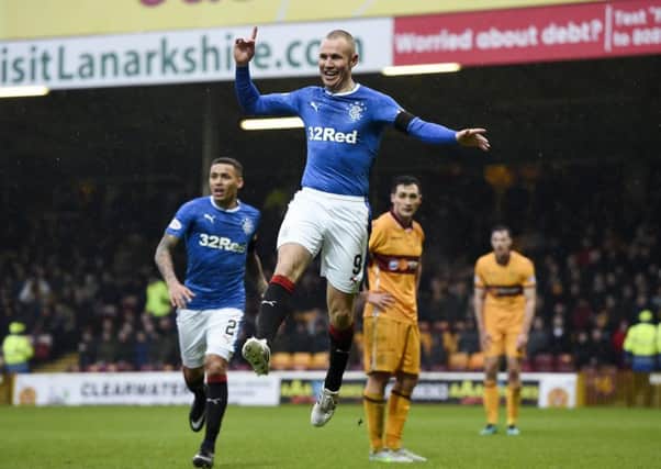 Rangers retained second place with a win over Motherwell - though Aberdeen are hot on their heels. Picture: SNS